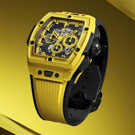 hublot spirit of big bang yellow|Hublot big bang chronograph.